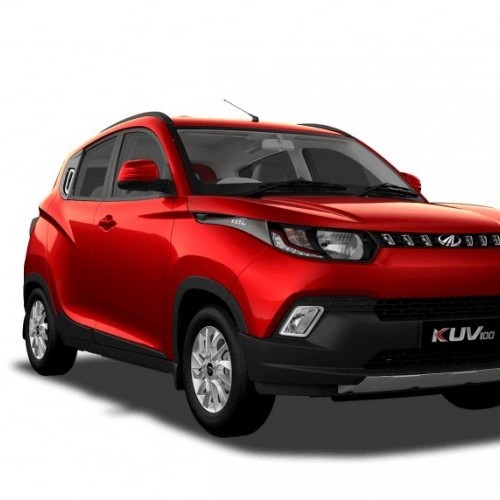 Mahindra Kuv 100 Color Flamboyant Red