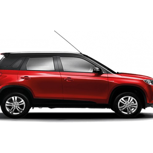 Blazing Red With Arctic White Roof