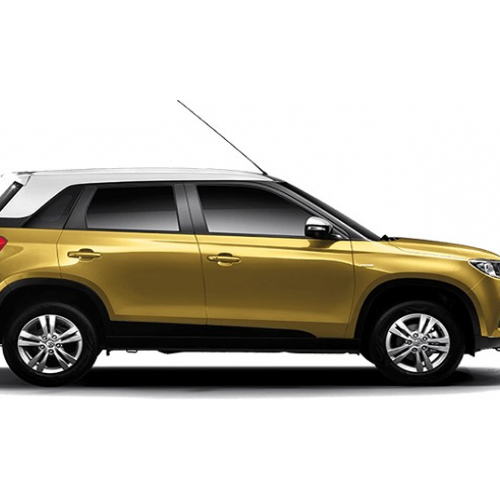 Fiery Yellow With Pearl Arctic White Roof