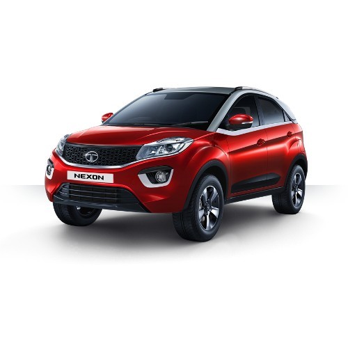 Tata Nexon Berry Red Color