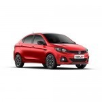 Tigor Berry Red With Glossy Black Roof