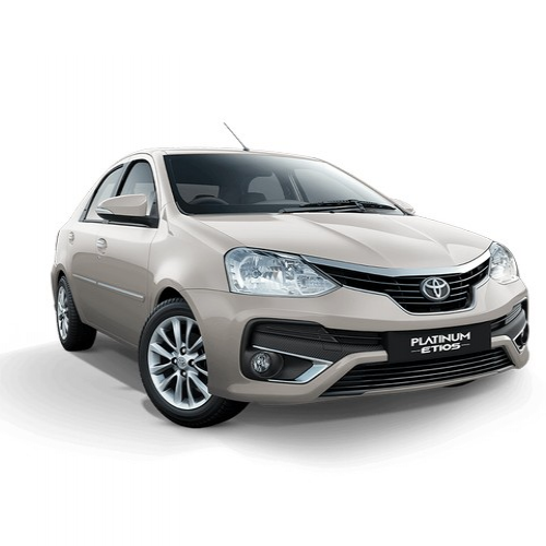 New Toyota Platnium Etios Color Pearl White