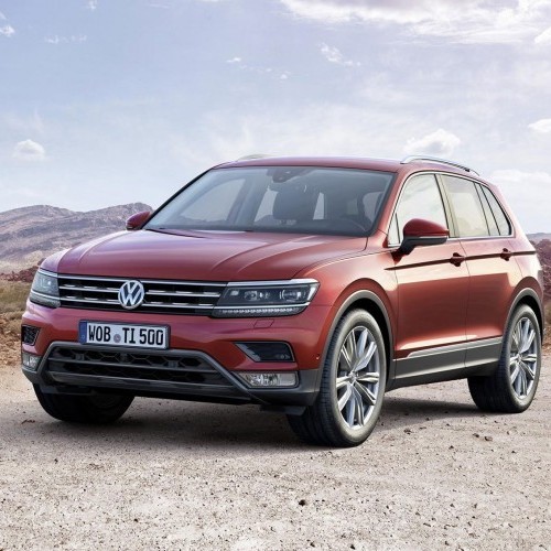 Volkswagen Tiguan India Color Red