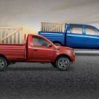 Mahindra Imperio Paint Blue Red